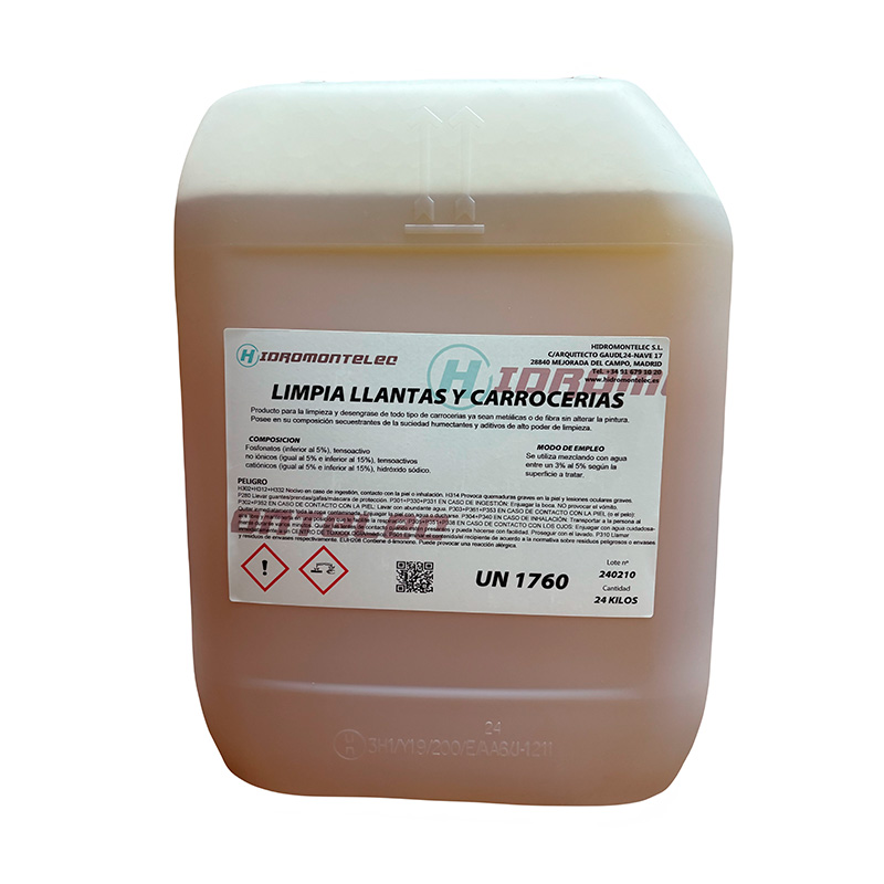 LIMPIA LLANTAS Y CARROCERIAS 24L