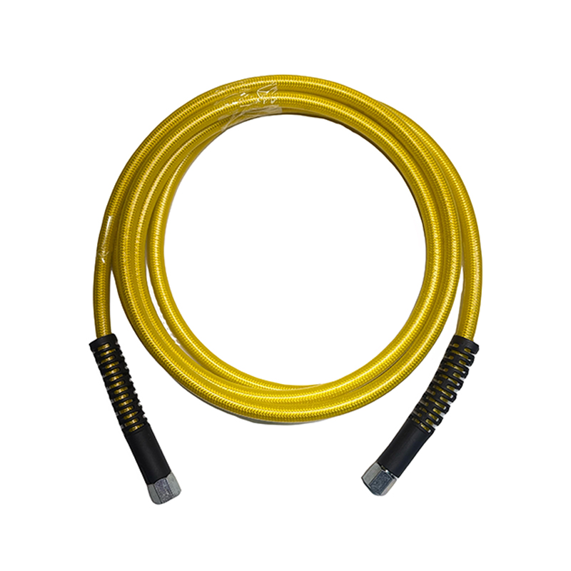 MANGUERA TEXTIL FLEXIBLE CAR WASH HH GIR 1/4" 3.5M AMARILLO JC